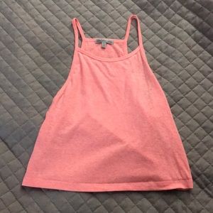Pink Crop Tank Top